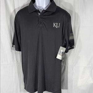 KU Mes Charcoal Colosseum Polo Size XL
